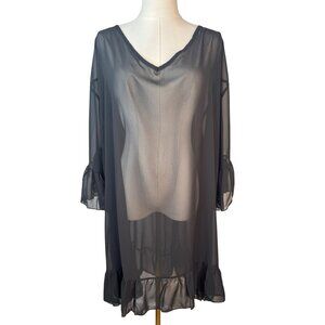 2/$25 NEW Shein Sheer Oversized Cover-Up With Tie Back - One Size